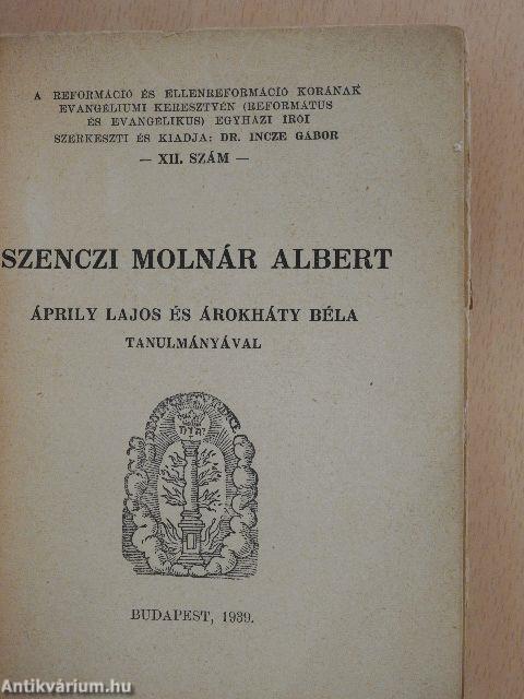 Szenczi Molnár Albert