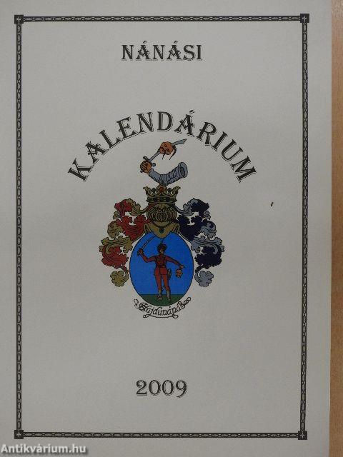 Nánási kalendárium és helytörténeti olvasókönyv 2009