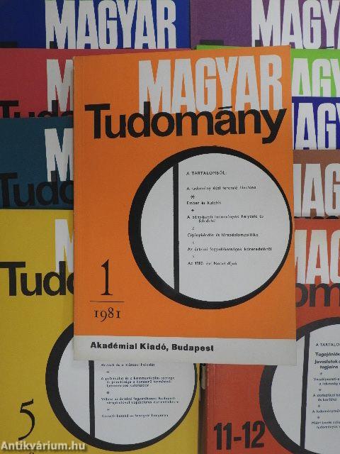 Magyar Tudomány 1981. január-december