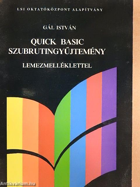 Quick Basic szubrutingyűjtemény
