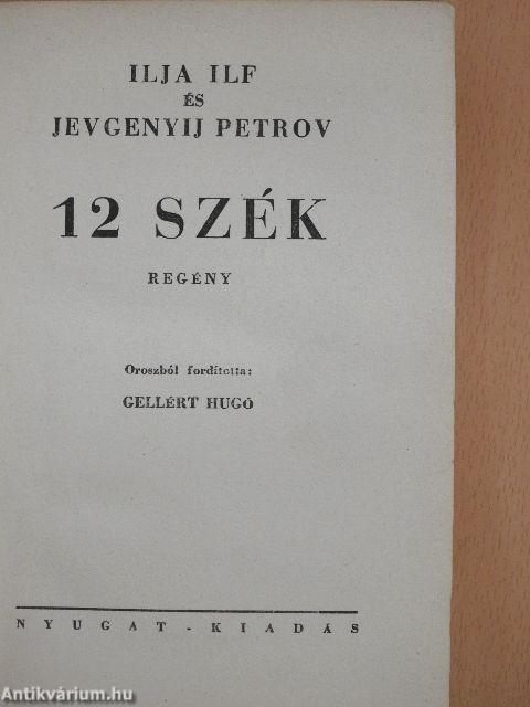 12 szék