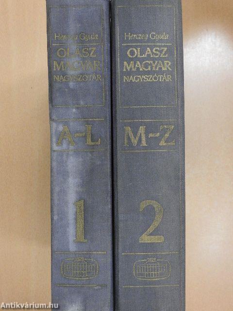 Olasz-magyar nagyszótár 1-2.