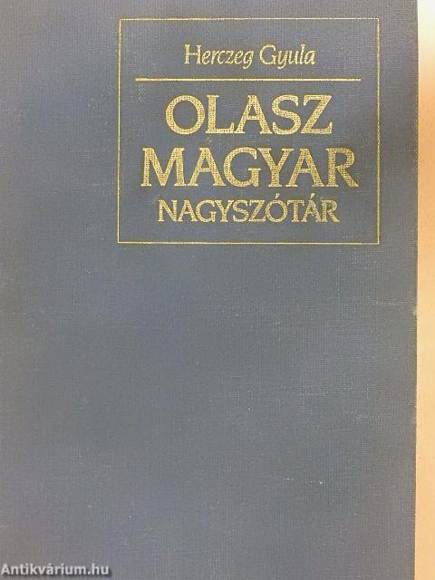 Olasz-magyar nagyszótár 1-2.