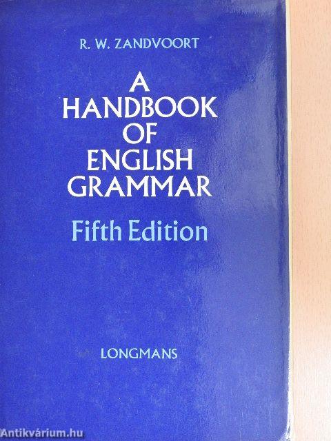 A Handbook of English Grammar