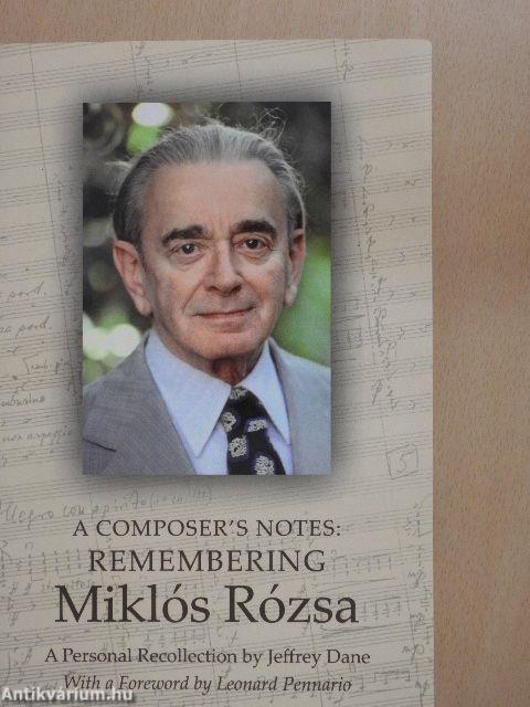 A Composer's Notes