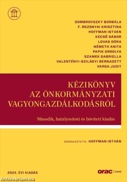 Kézikönyv az önkormányzati vagyongazdálkodásról