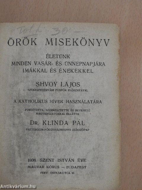 Örök misekönyv