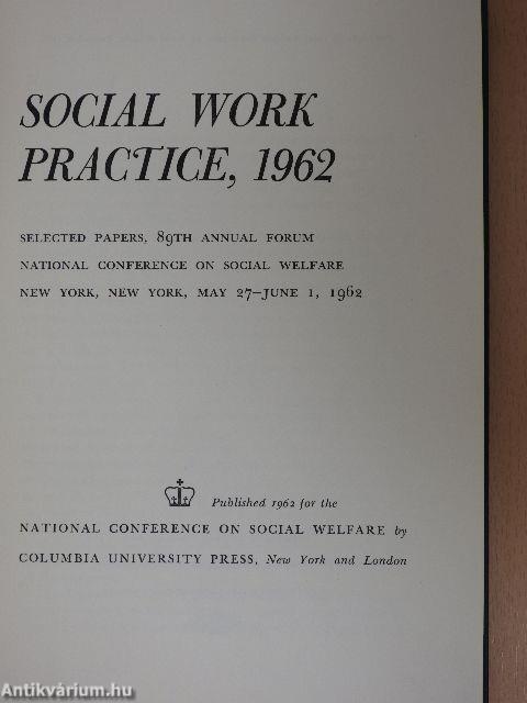 Social Work Practice, 1962