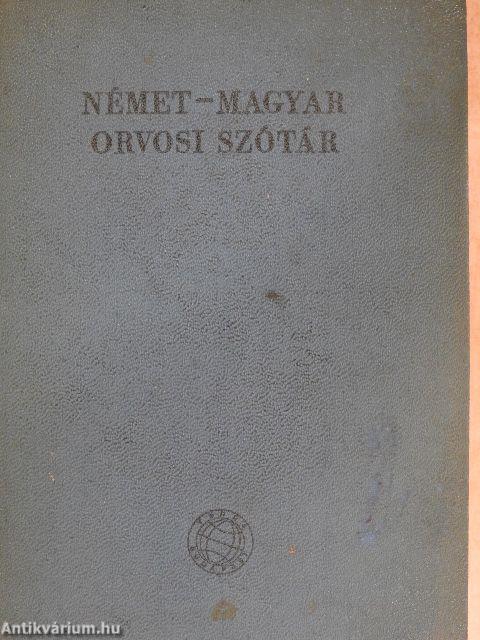 Német-magyar orvosi szótár