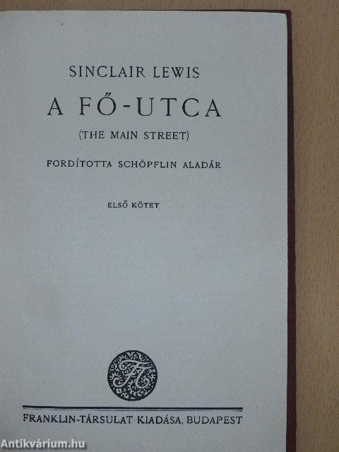 A Fő-utca I-II.