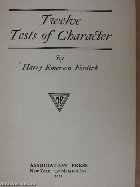 Twelve Tests of Character