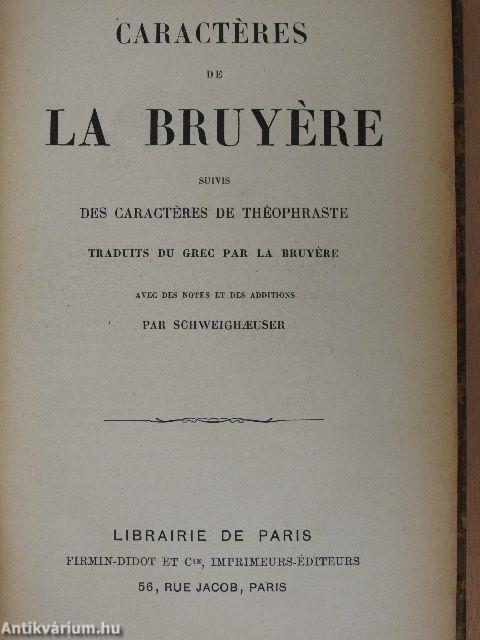 Caractéres de la Bruyére