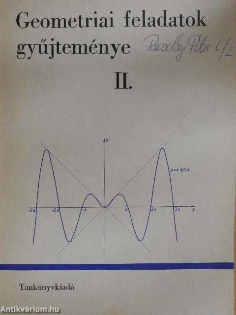 Geometriai feladatok gyűjteménye II.