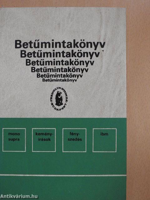 Betűmintakönyv I-II.