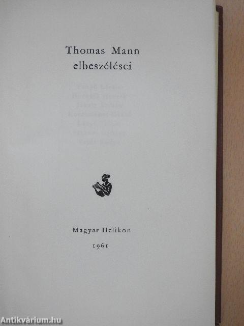 Thomas Mann elbeszélései