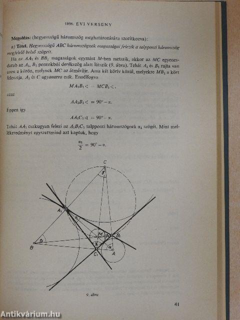 Matematikai versenytételek I.