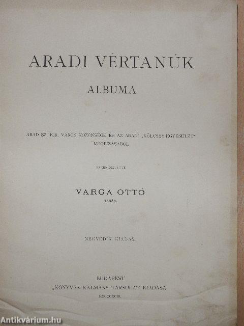 Aradi vértanúk albuma (rossz állapotú)