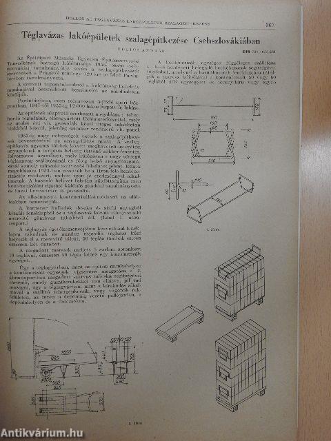 Magyar Építőipar 1956. augusztus