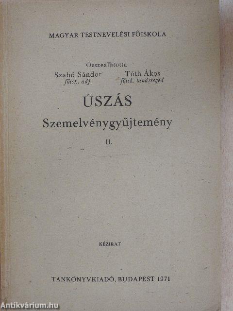 Úszás - Szemelvénygyűjtemény II.