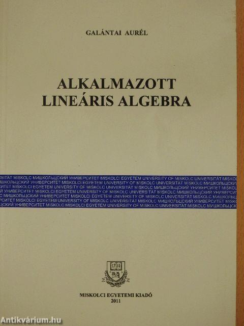 Alkalmazott lineáris algebra