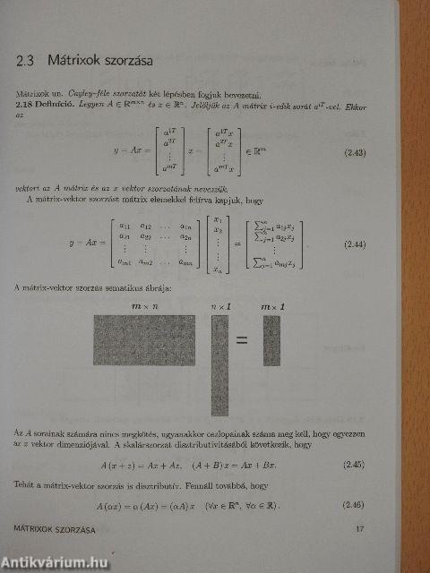 Alkalmazott lineáris algebra