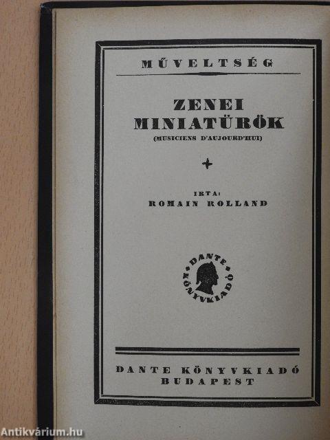 Zenei miniatürök I.