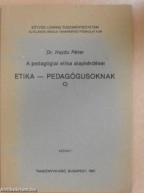 Etika - Pedagógusoknak