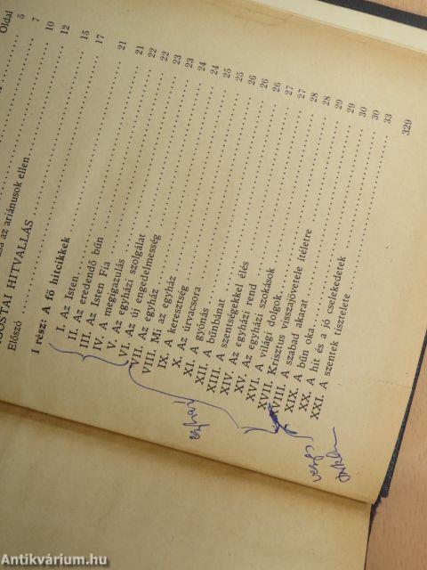 Az evangélikus egyház hitvallási iratai I.