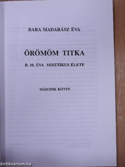 Örömöm titka II.