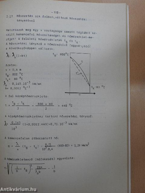 Energiagazdálkodási feladatok számítógépes megoldása 1.