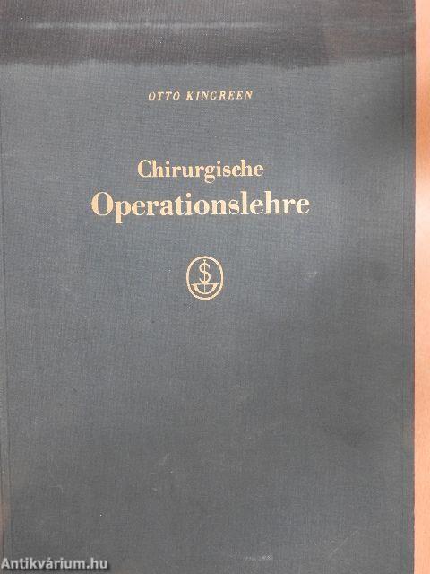 Chirurgische Operationslehre