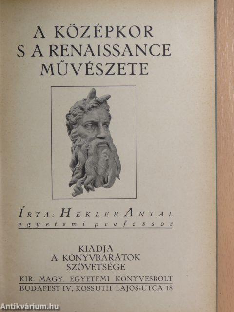 A középkor s a renaissance művészete