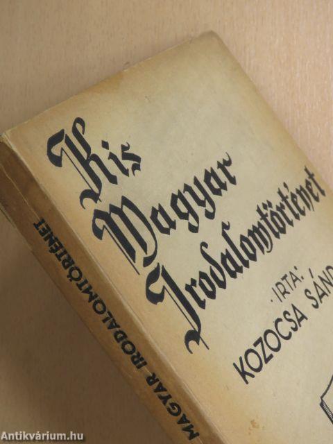 Kis Magyar Irodalomtörténet