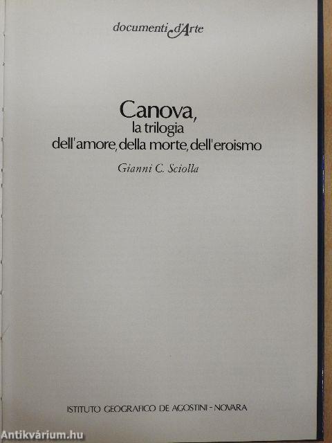Canova, la trilogia dell'amore, della morte, dell'eroismo