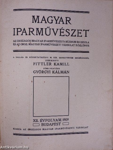 Magyar Iparművészet 1909/1-9.