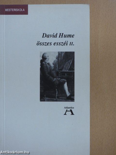 David Hume összes esszéi II.