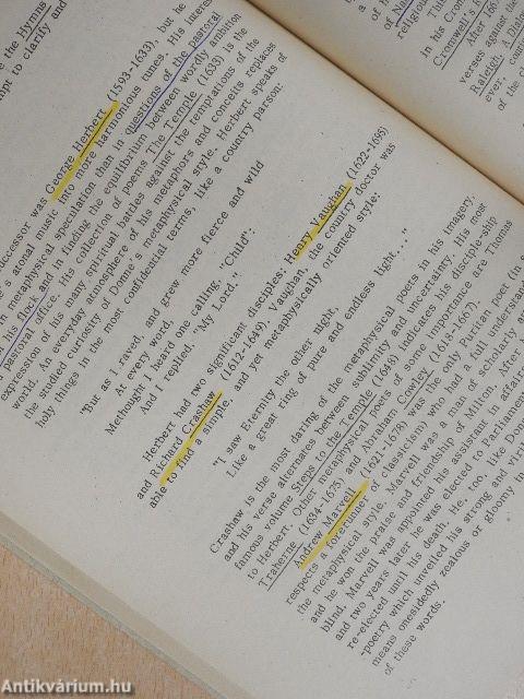 Tizenhatodik és tizenhetedik századi angol költészet és próza