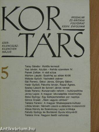 Kortárs 1990. május