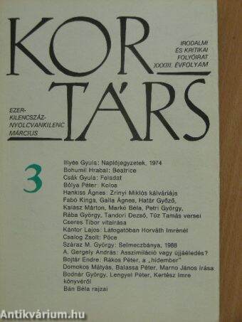 Kortárs 1989. március