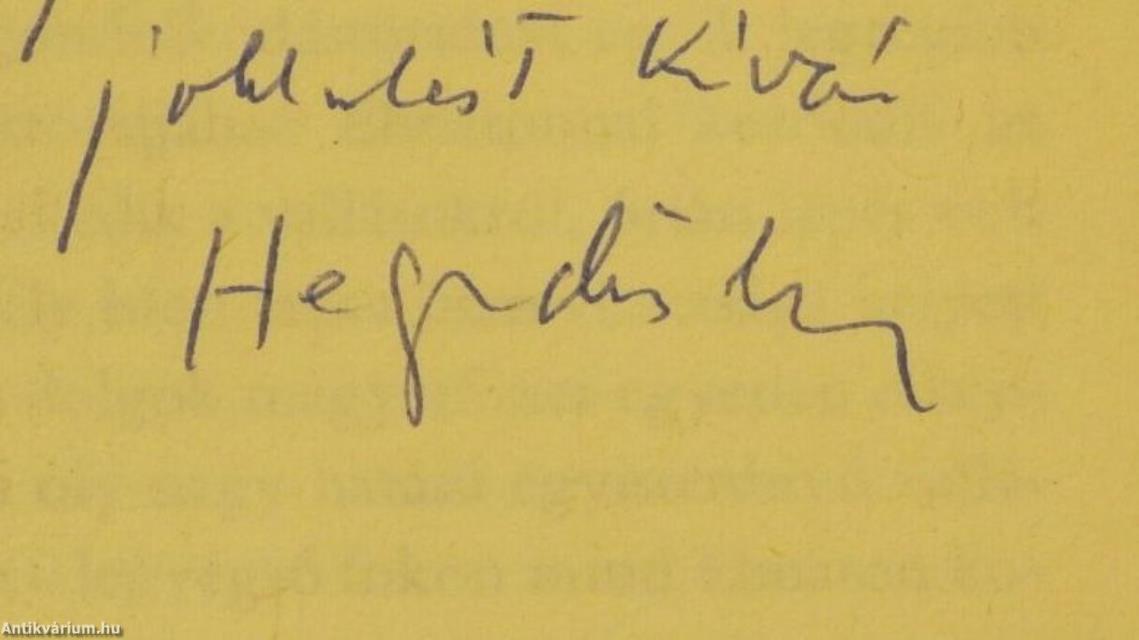 Az írnok és a fáraó (dedikált példány)