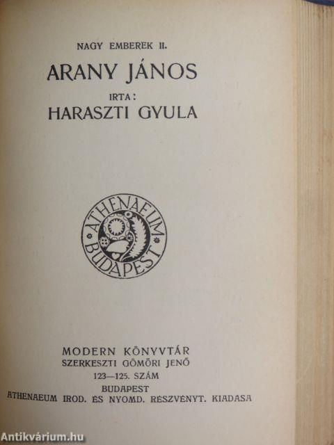 Könyvek és emberek/Arany János/Madách Imre/A tudomány