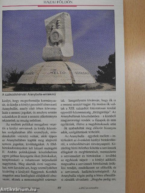 Kincses Kalendárium 2012