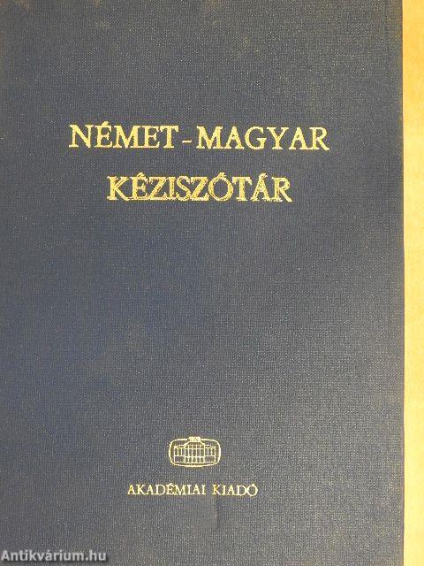 Német-magyar kéziszótár