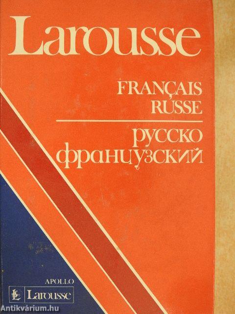 Dictionnaire Francais-Russe/Russe-Francais