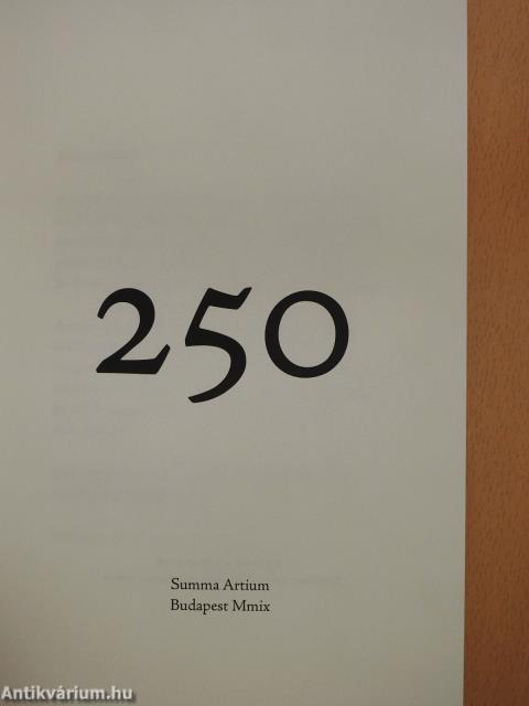 250 (dedikált példány)