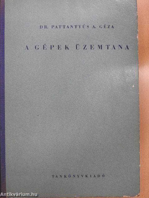 A gépek üzemtana