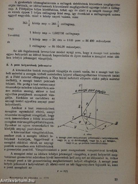 Kinematika és kinetika