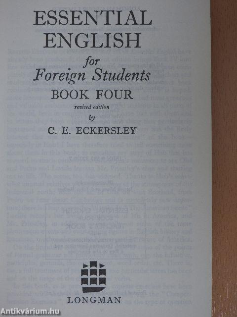 Essential English for Foreign Students 4. - Student's Book