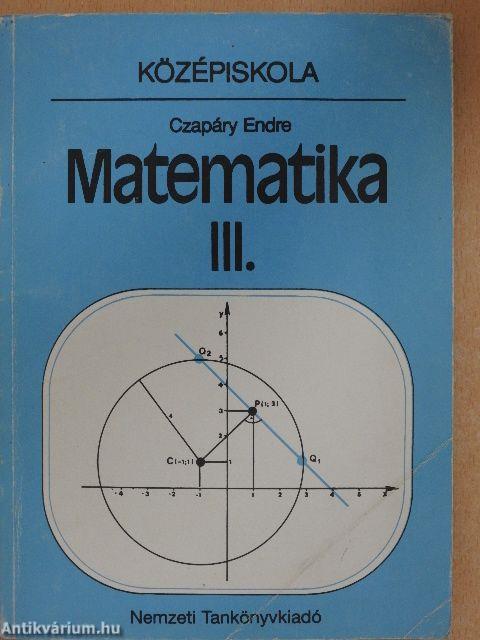 Matematika III.