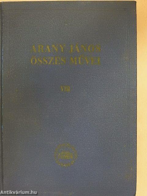 Arany János összes művei VIII.